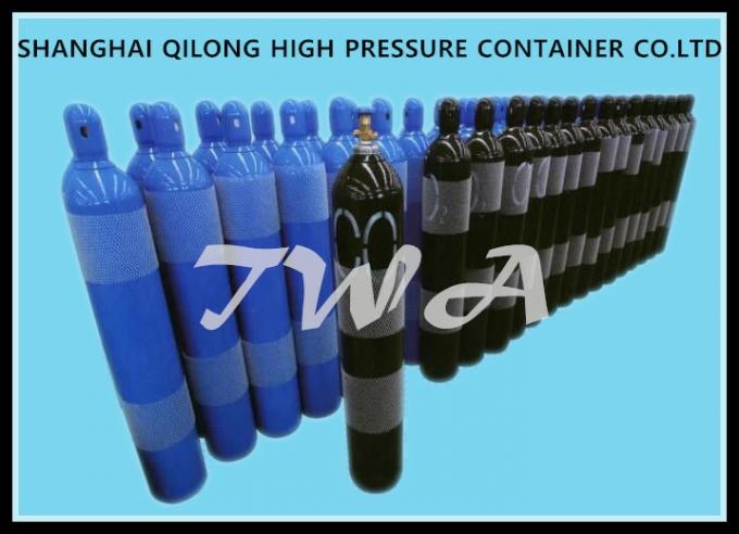 El tanque de oxígeno comprimido industrial azul del cilindro de gas del acero inconsútil 0.3-80L