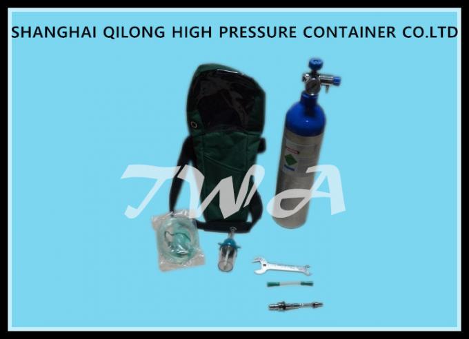 Tanque de oxígeno de 1 L de gases medicinales cilindro 75mm exterior diámetro Hospital modificado para requisitos particulares