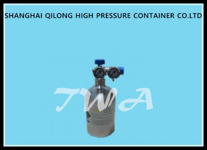 cilindro de gas de aluminio de alta presión 2.5L L el tanque de oxígeno médico