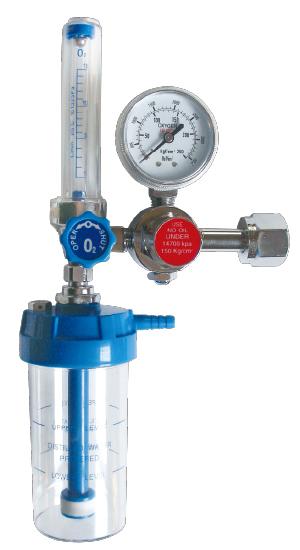 Regulador médico de alta presión del oxígeno del cilindro de gas, regulador del cilindro O2
