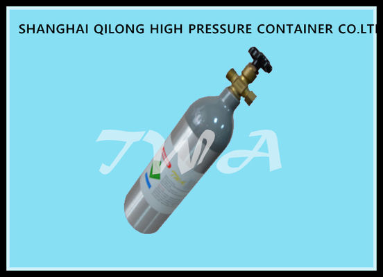 China Tanque de aluminio oxígeno médico cilindro presión 2.5L respiración oxígeno proveedor