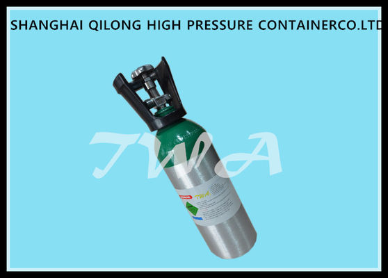 China cilindro de oxígeno de aluminio de alta presión del hospital de la longitud de las botellas de gas 1.5L 316m m proveedor