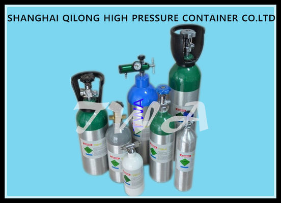 China cilindro de gas de aluminio de alta presión 2.5L L el tanque de oxígeno médico proveedor