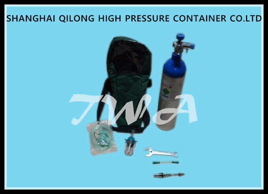 China Cilindro de gas de alta presión de alta presión de la seguridad del cilindro de gas de la aleación de aluminio del PUNTO 1.45L para la bebida del CO2 del uso proveedor