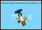 Válvulas de cobre amarillo del cilindro de oxígeno, QF-2G, válvulas internas de la botella del hilo G5/8 milímetro proveedor