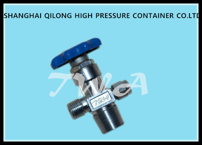 Tipo ajustable válvula de la aleta de la válvula de descarga de presión CGA555 del cilindro del nitrógeno