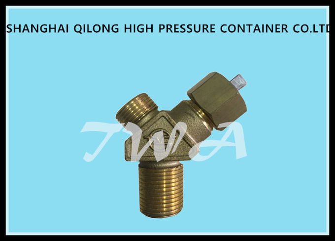 Válvula de descarga de presión ajustable de oxígeno de las válvulas de cobre amarillo del cilindro CGA200