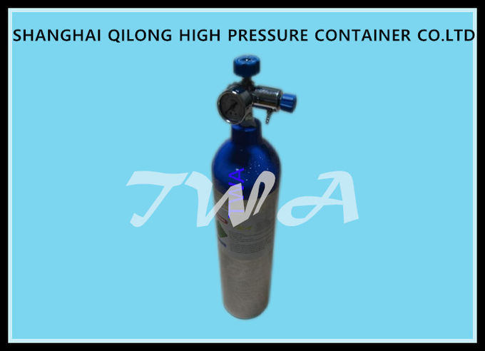 alta presión del cilindro del buceo con escafandra 2.5L con el aluminio, material de acero