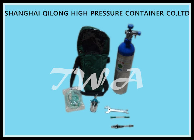 Cilindro de gas de alta presión de alta presión de la seguridad del cilindro de gas de la aleación de aluminio del PUNTO 1.45L para la bebida del CO2 del uso