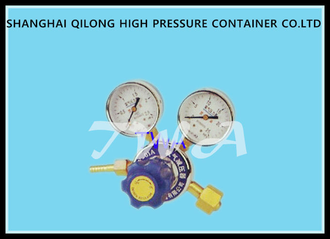 Regulador del cilindro del nitrógeno del indicador de presión del cielo y tierra, regulador de presión del cilindro de gas